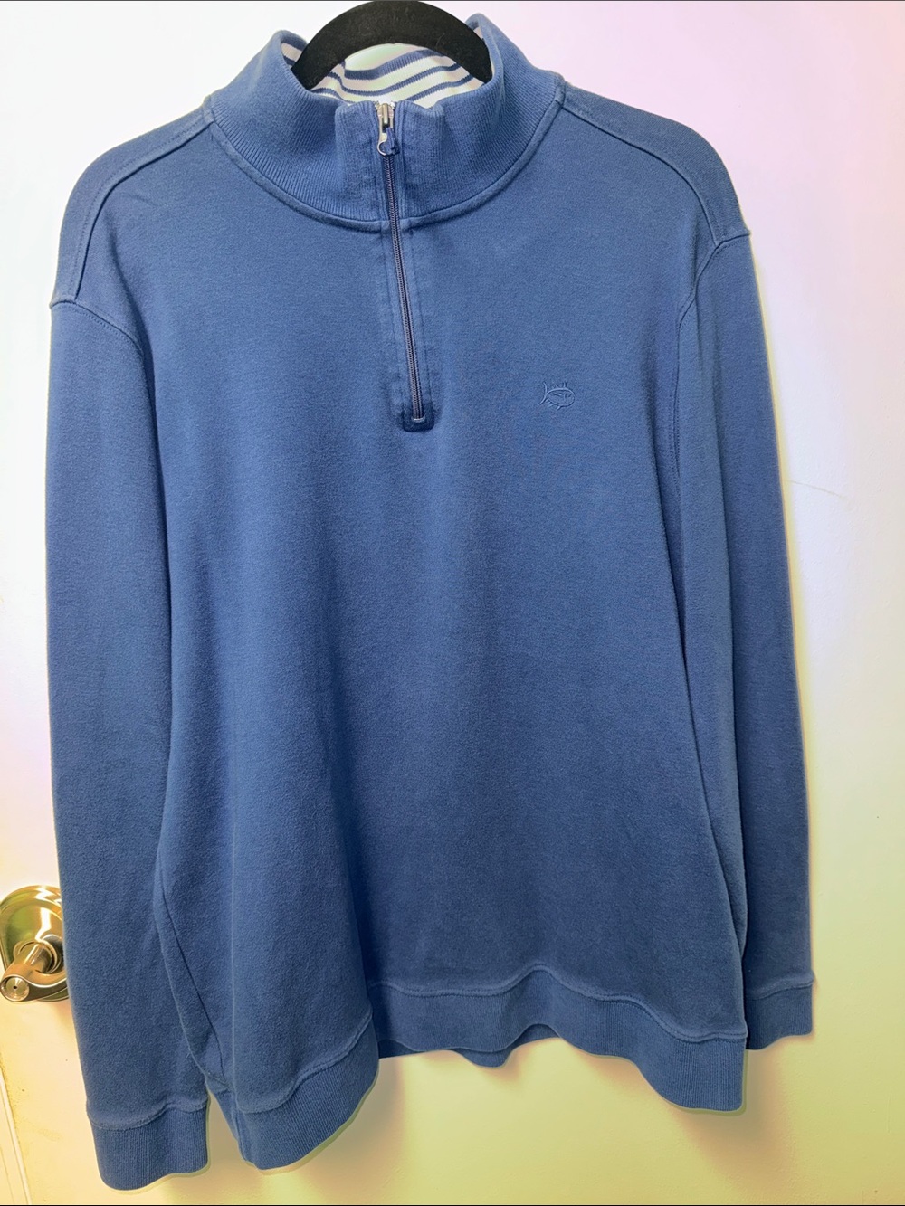 Southern Tide 1/4” zip, size L, The Skipjack